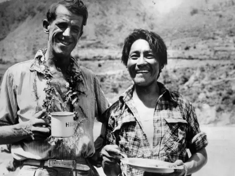 The First Successful Summit: Sir Edmund Hillary and Tenzing Norgay