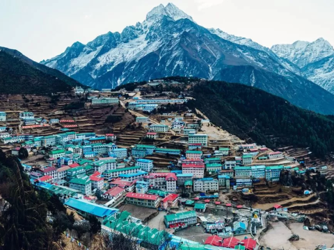 Namche Bazaar at 3,440m: A Rest Stop with a View
