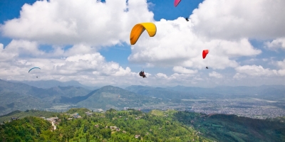 Paragliding in Nepal