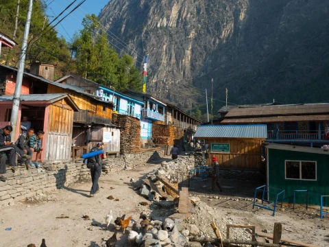 Chame Village: A Peaceful Stop on the Annapurna Circuit Trek