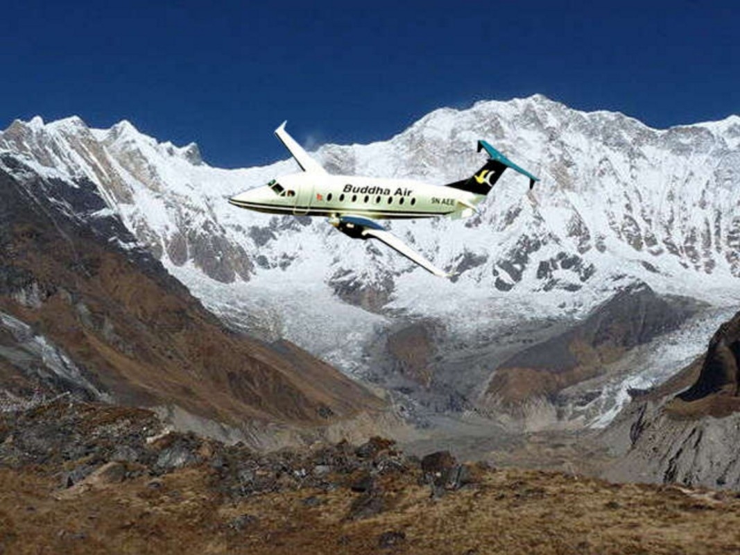 Mountain Flight In Nepal