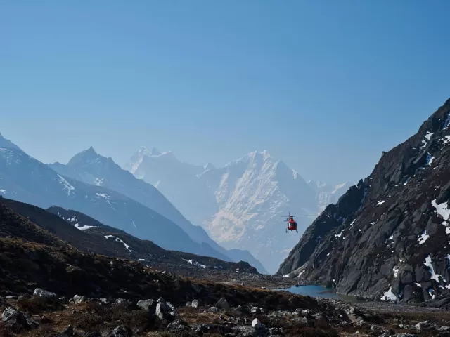 Gokyo Lake Trek Return By Heli